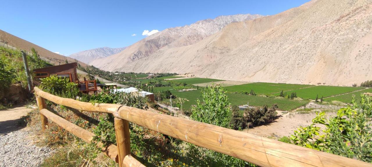 Casa Jardin De Hadas Con Vista Panoramica Pisco Elqui Exterior photo